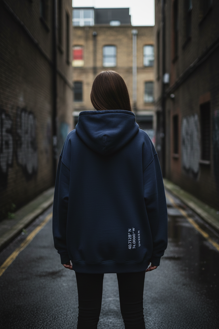 Quiet Form Zip Hoodie — 380GSM Fleece Oversized