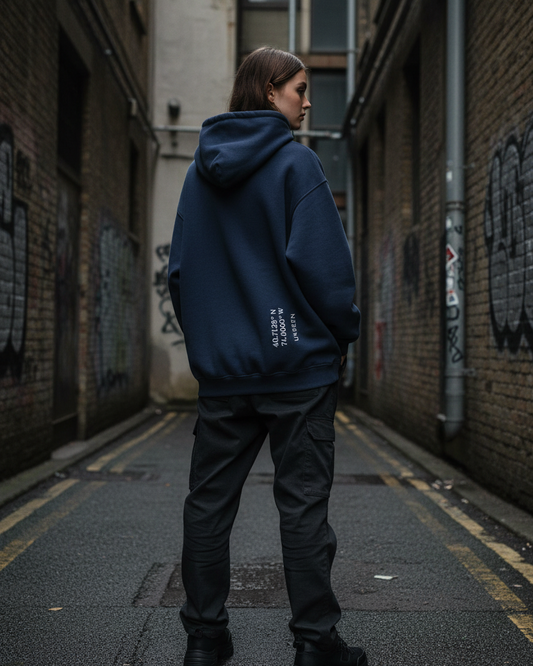 Quiet Form Zip Hoodie — 380GSM Fleece Oversized