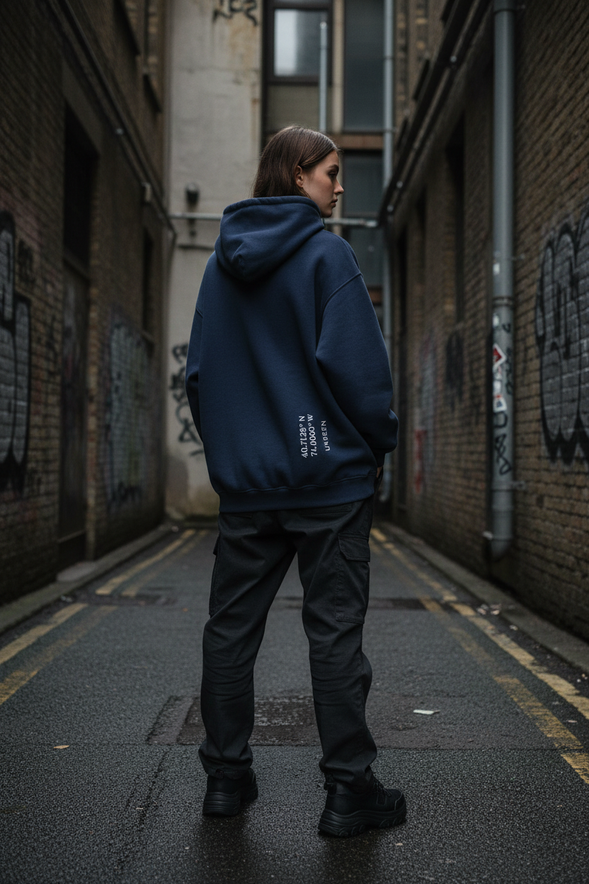 Quiet Form Zip Hoodie — 380GSM Fleece Oversized