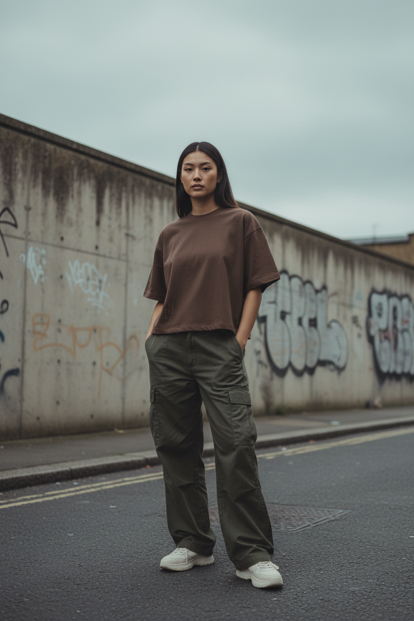 Heavyweight Cropped Oversized T-Shirt | 280GSM Cotton | Craftklart