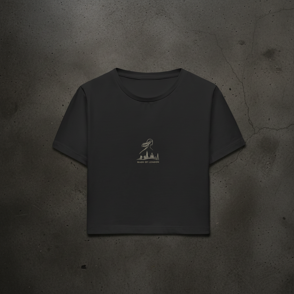 Cropped Cotton Tee — 190GSM