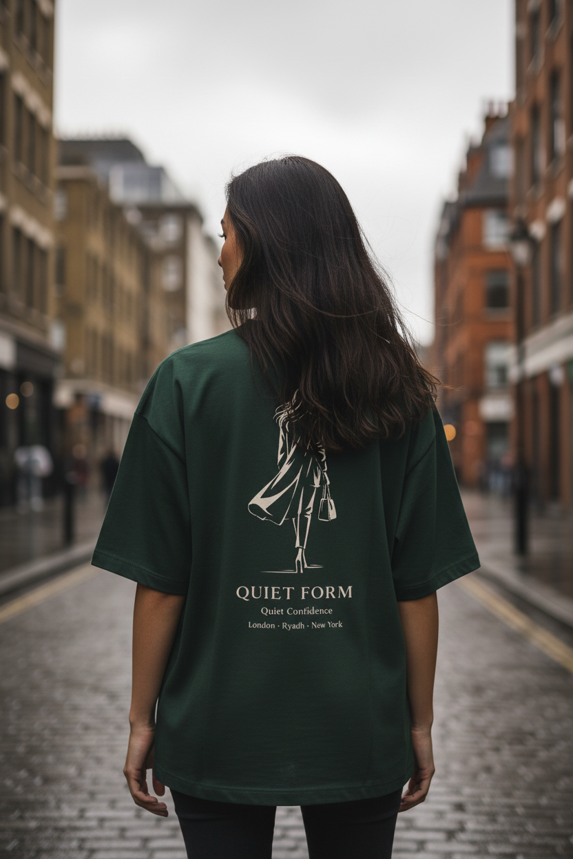 Urban Silhouette Quiet Form Tee — 280GSM