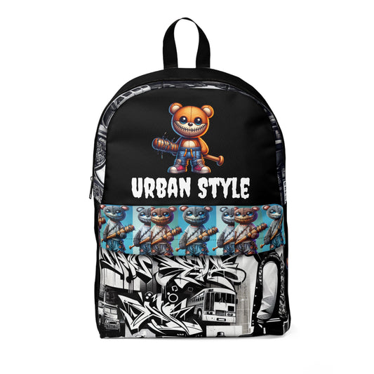 Urban Style Bear Unisex Classic Backpack - Premium Bags from Craftklart.store - Just $44.93! Shop now at Craftklart.store