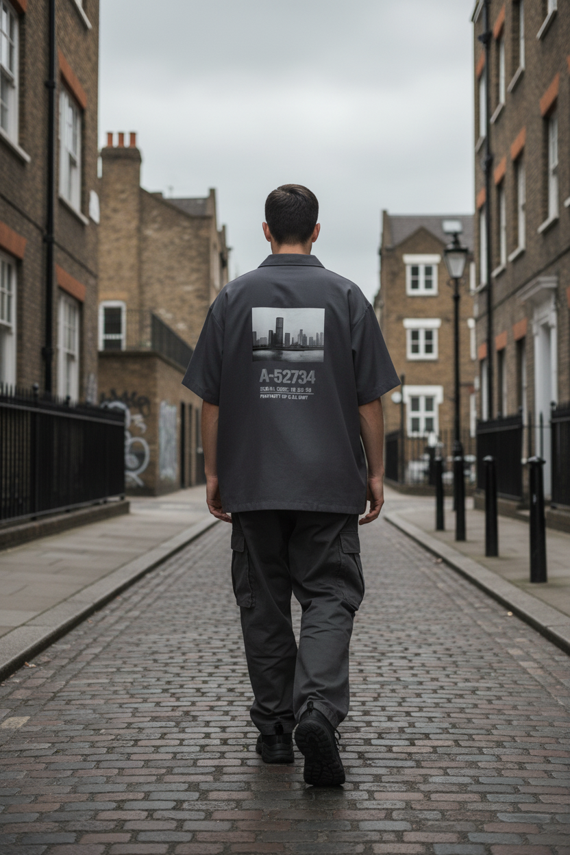 Urban Authority Collar Short-Sleeve Shirt