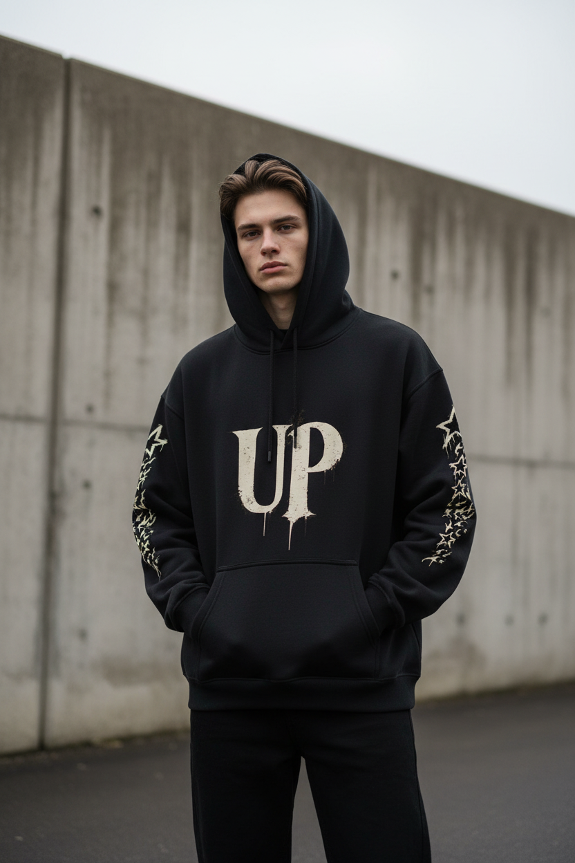 380GSM UP Heavyweight Fleece Hoodie