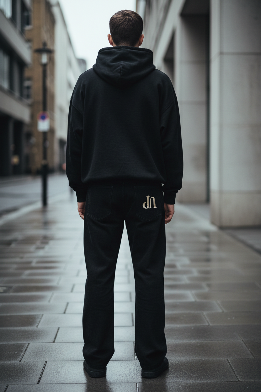 The Unseen Denim — Relaxed Straight-Leg Jeans