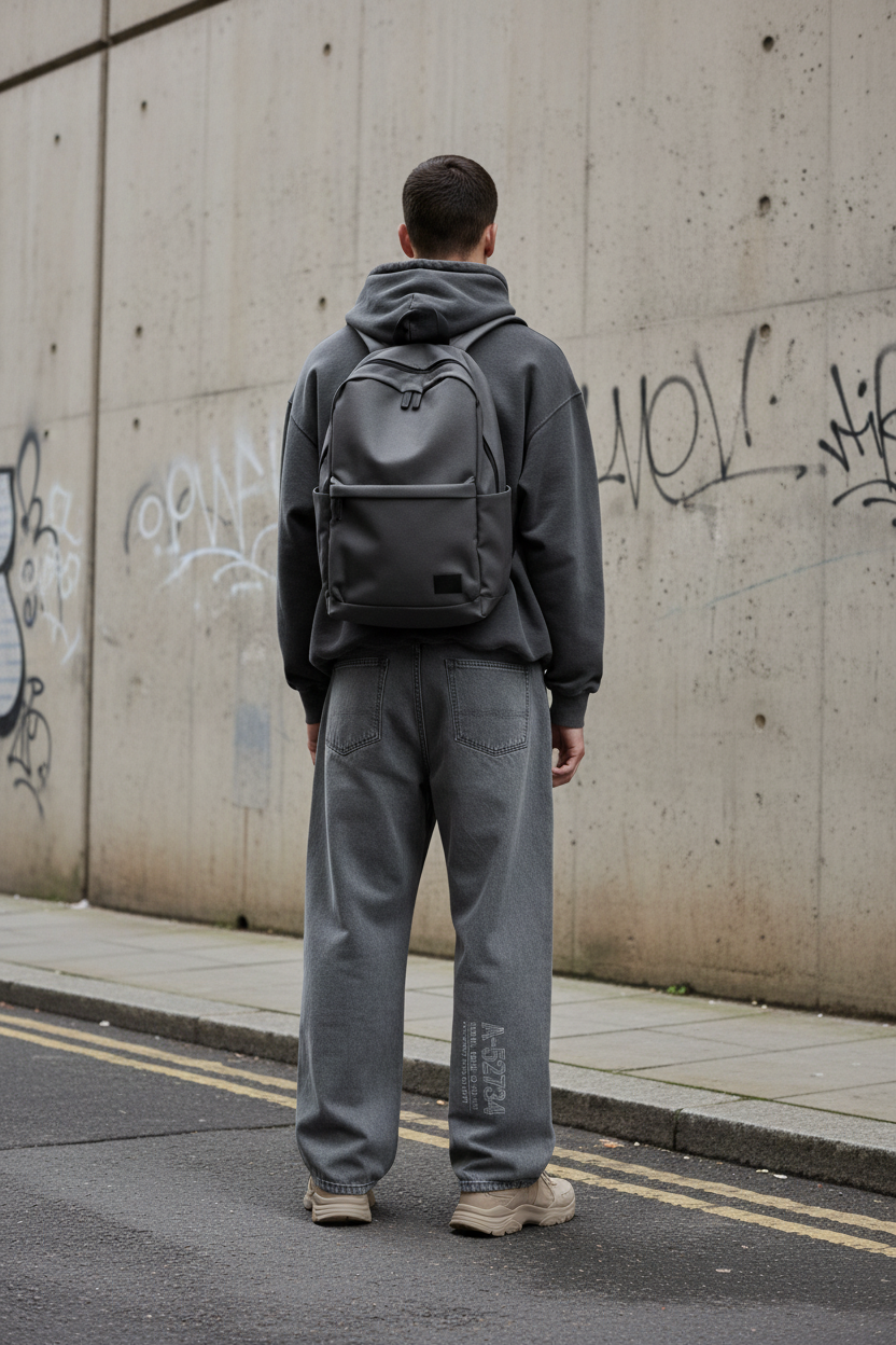 The Unseen Curved Blade Denim — Washed