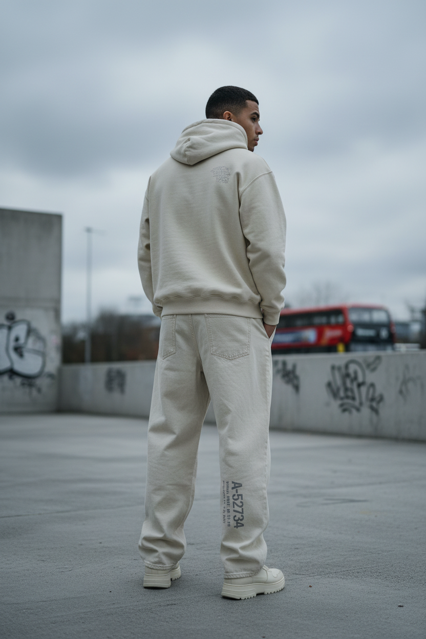 The Unseen Curved Blade Denim — Washed
