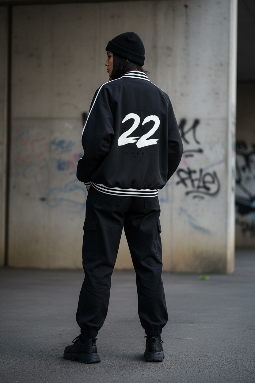 Contrast Collar Oversized Sweatshirt — 380GSM Heavyweight