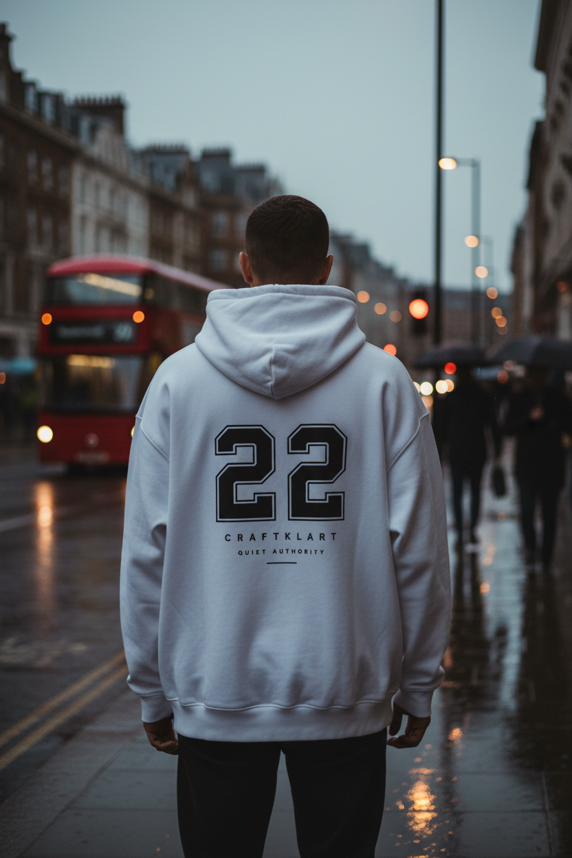 Cropped Oversized Zip-Up Hoodie — 460 GSM Heavyweight