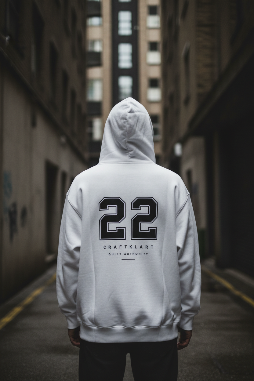 Cropped Oversized Zip-Up Hoodie — 460 GSM Heavyweight