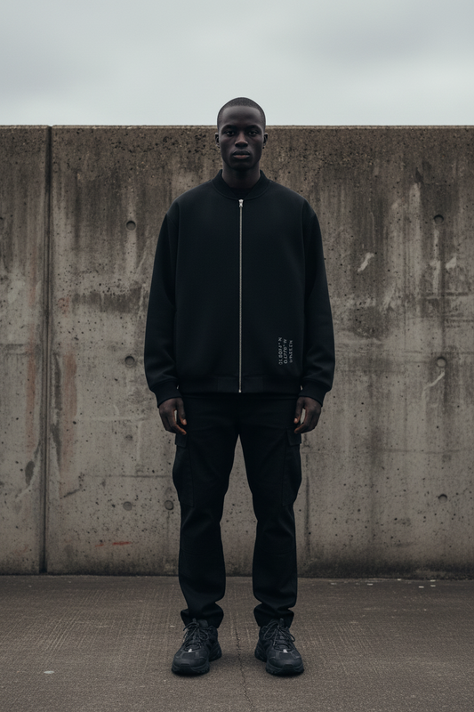 Unseen Fleece Zip-Up Baseball Jacket — 360 GSM Heavyweight