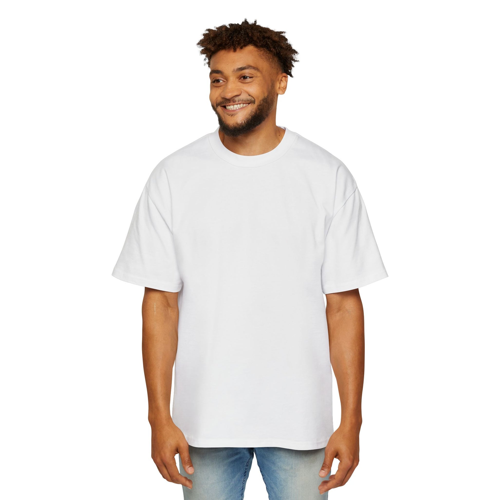 Urban Bear Men's Heavy Oversized Tee - Premium T-Shirt from Craftklart.store - Just $33.73! Shop now at Craftklart.store