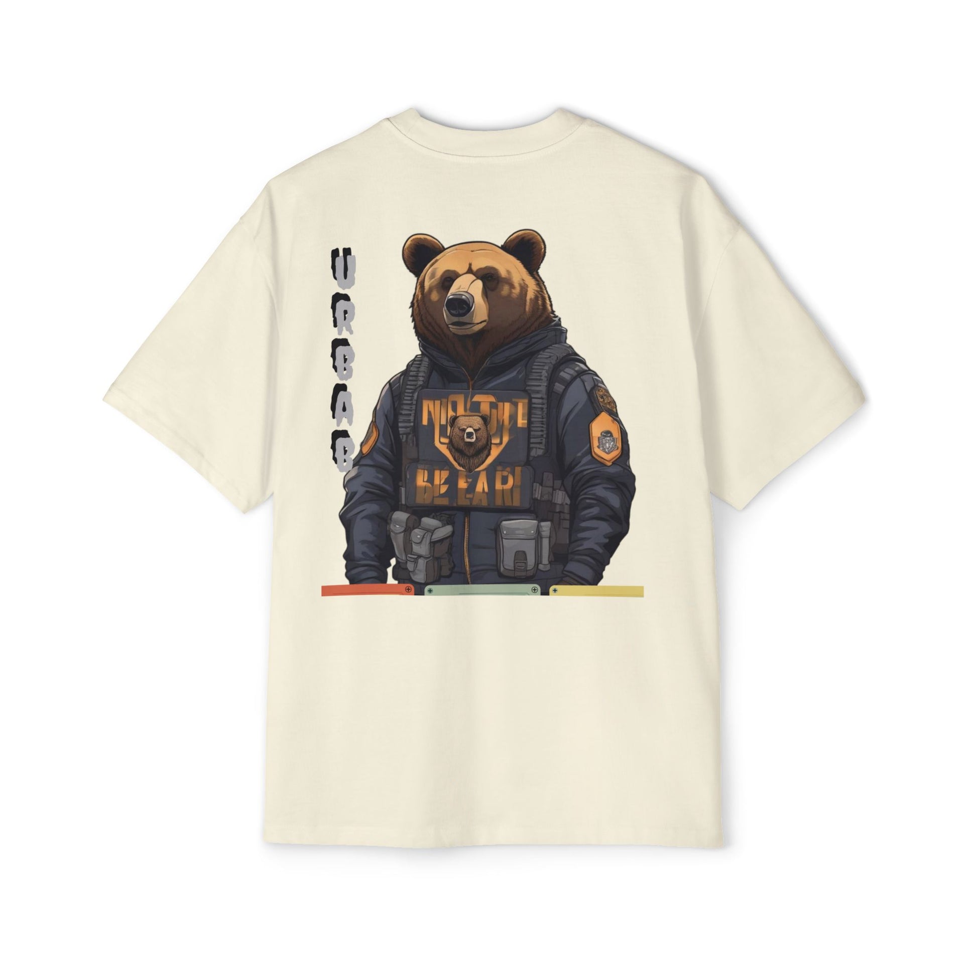 Urban Bear Men's Heavy Oversized Tee - Premium T-Shirt from Craftklart.store - Just $33.73! Shop now at Craftklart.store