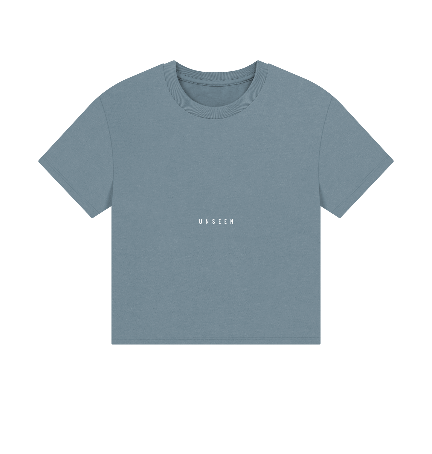 Urban Girl Unseen oversized printed crop T-shirt by CKL, featuring bold graphic design on soft cotton fabric.