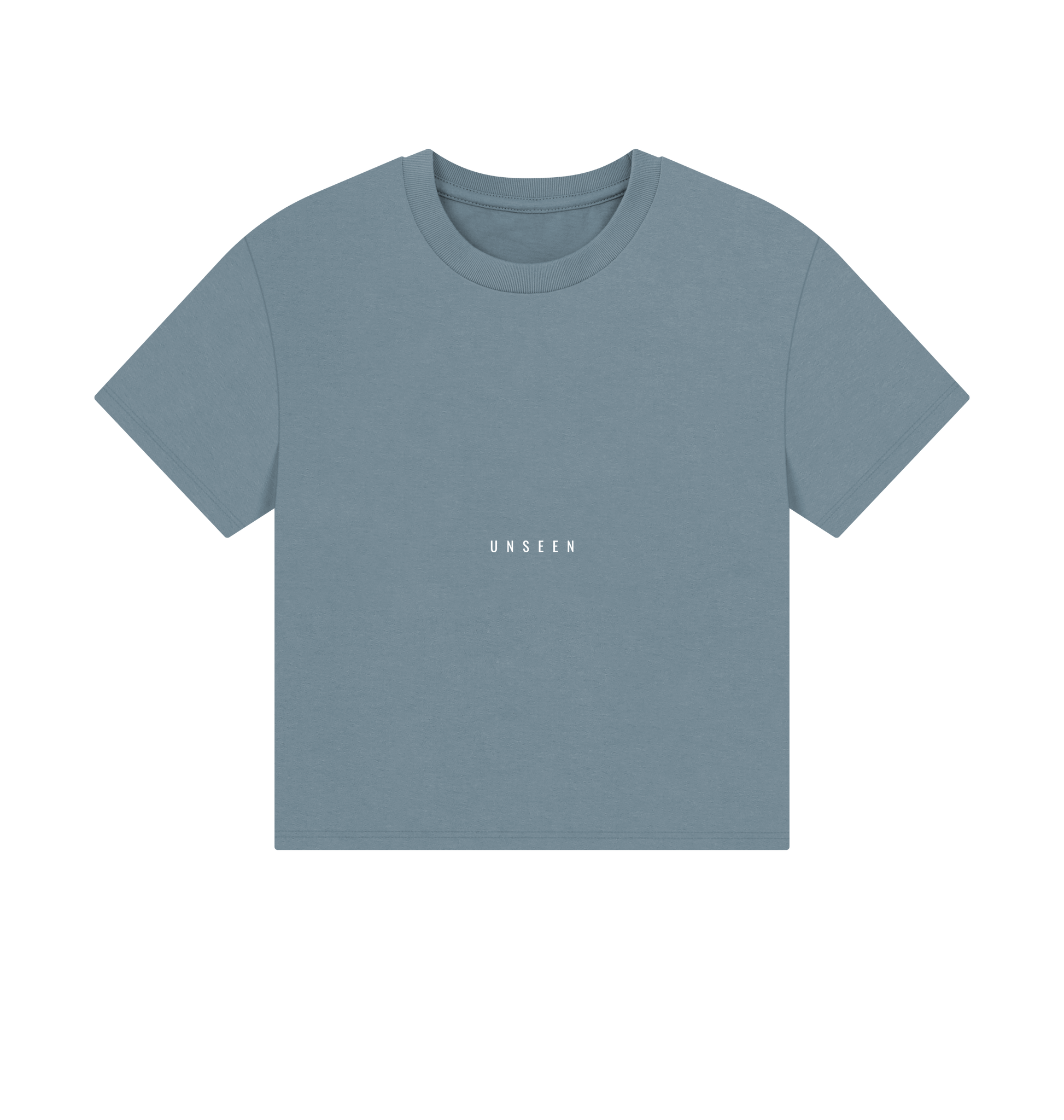 Urban Girl Unseen oversized printed crop T-shirt by CKL, featuring bold graphic design on soft cotton fabric.