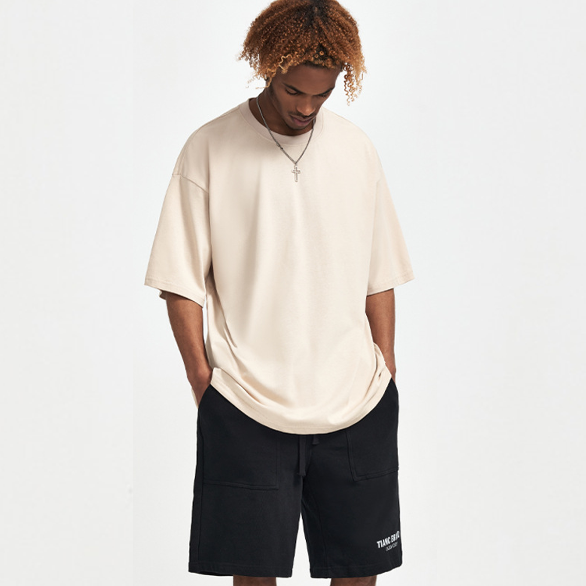 Heavyweight Oversized Drop Shoulder T-Shirt (240GSM)