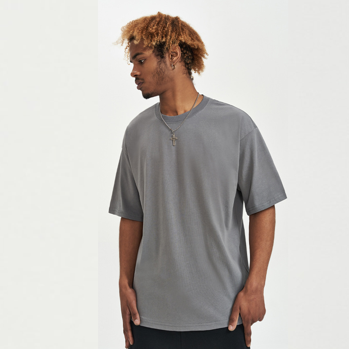 Heavyweight Oversized Drop Shoulder T-Shirt (240GSM)