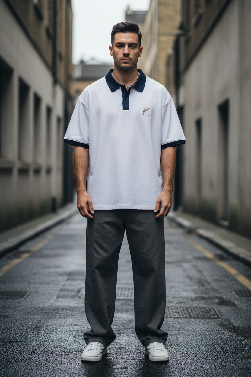 Craftklart Color Block Polo Shirt — Unisex