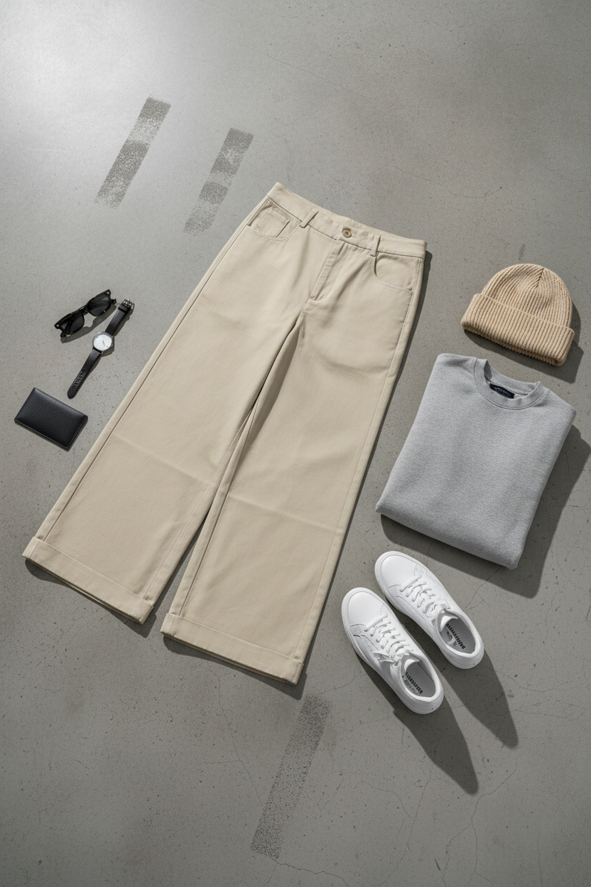 Wide Leg Tencel Pants