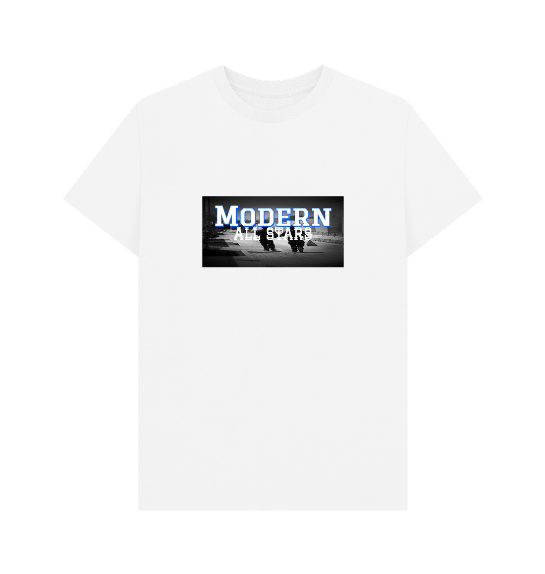 White Printed T-shirt Front