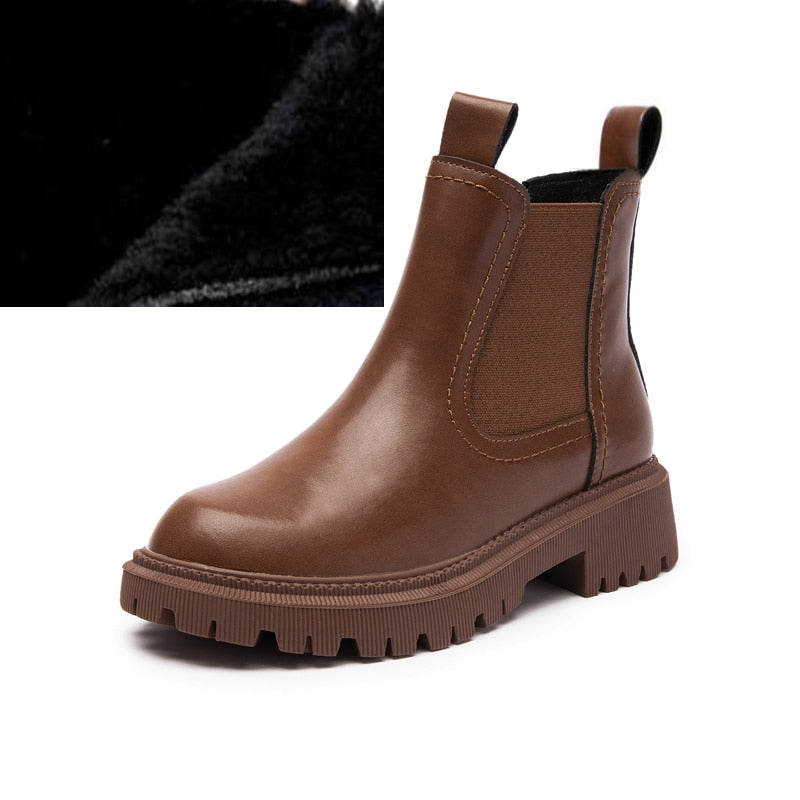 Chelsea Boots — Genuine Leather Ankle Boots for Women