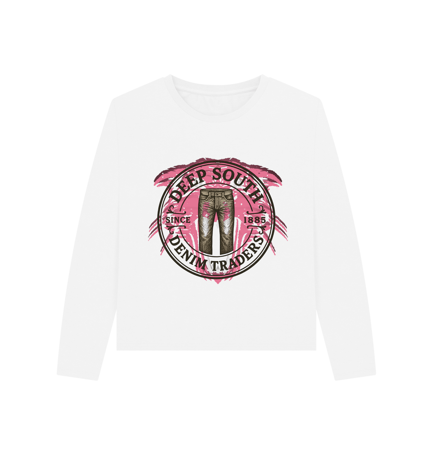 White Printed T-shirt Front