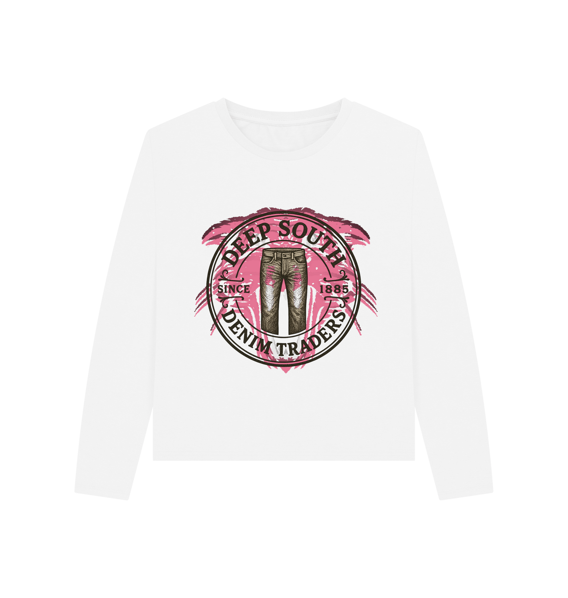 White Printed T-shirt Front