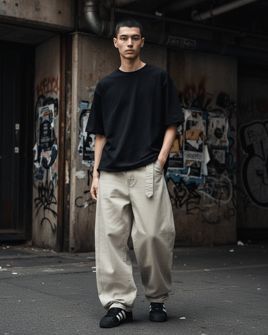 The Unseen Curved Blade Denim — Washed