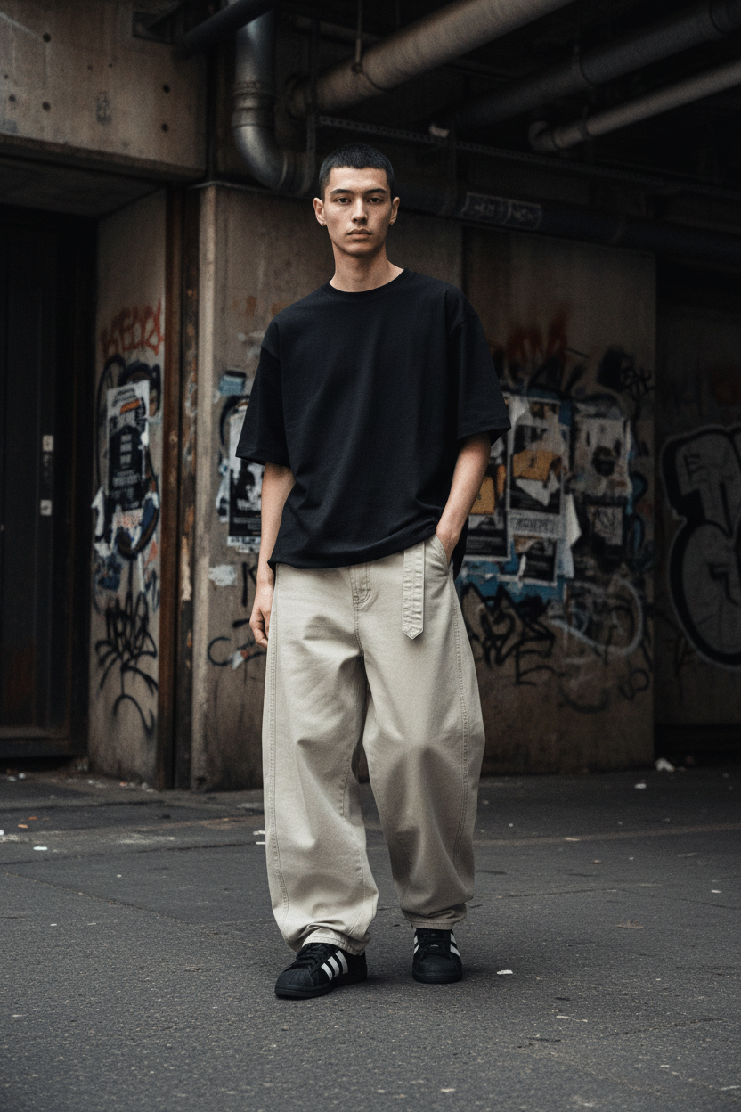 The Unseen Curved Blade Denim — Washed