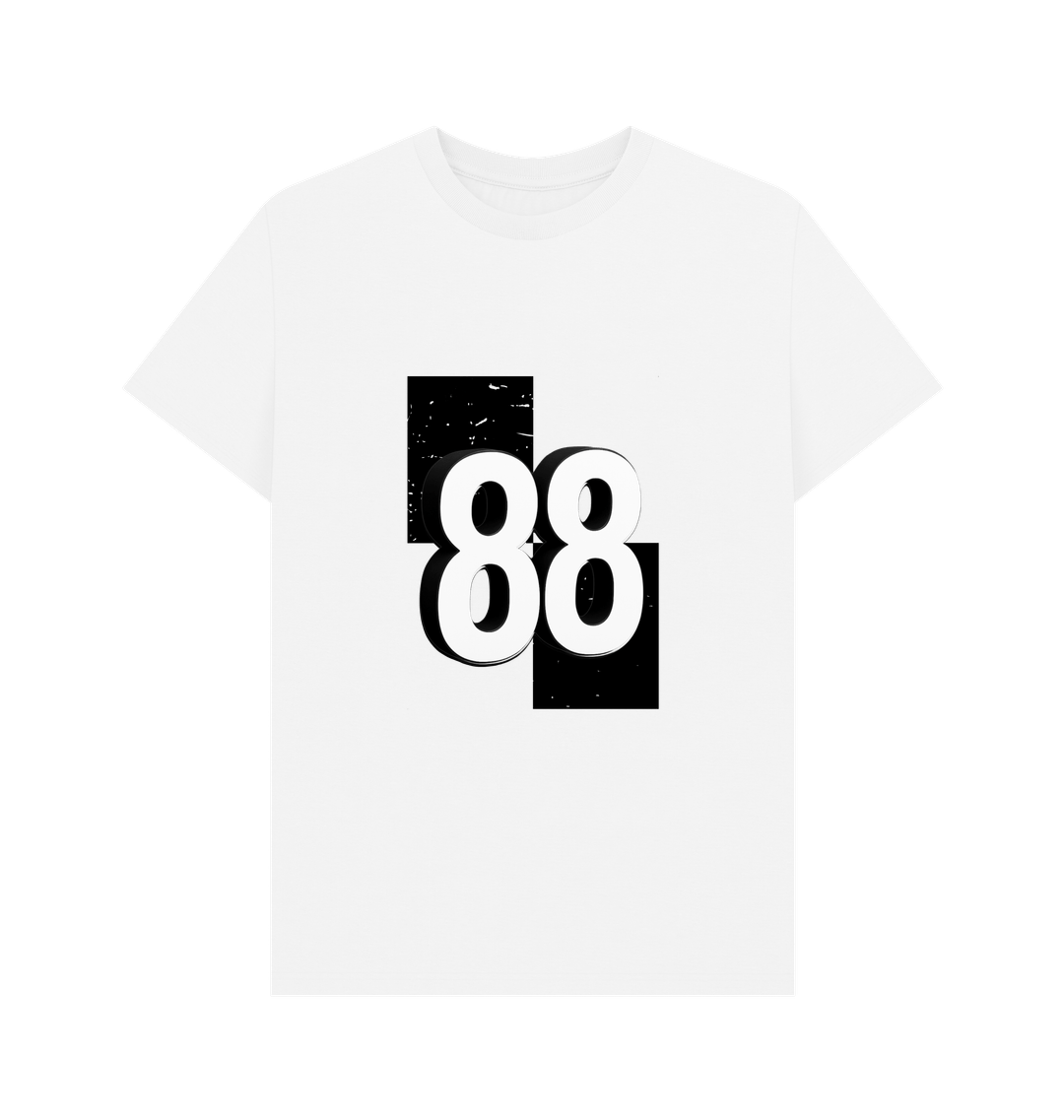 White Printed T-shirt Front