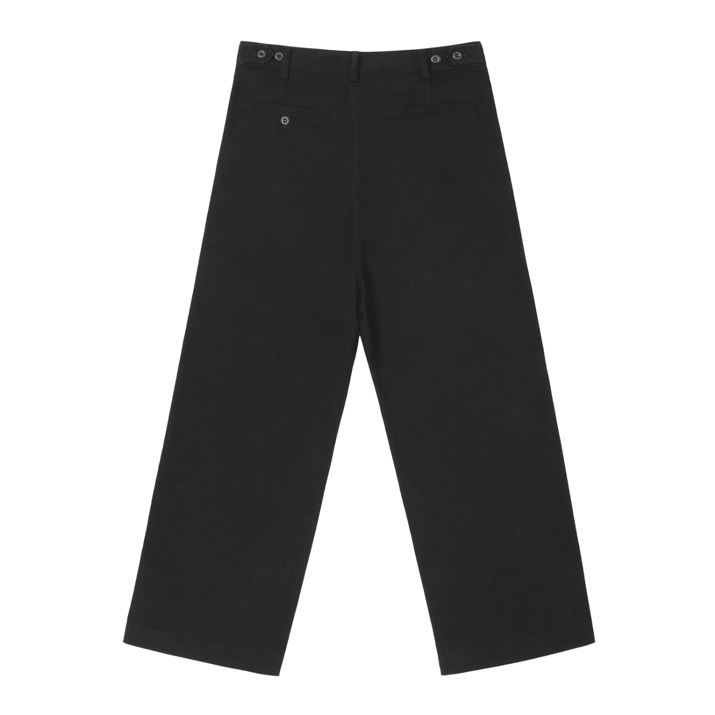 Adjustable Waist Straight-Leg Pants – Unisex