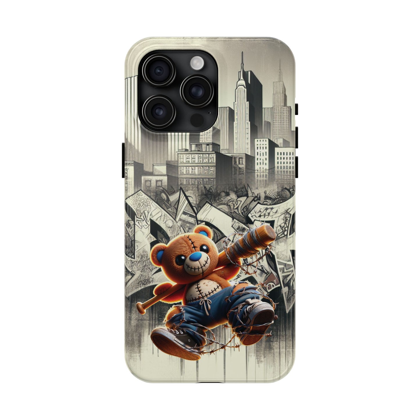 Urban City Bear Tough Phone Cases - Premium Phone Case from Craftklart.store - Just $13.68! Shop now at Craftklart.store