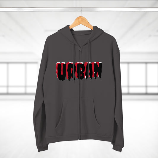 Urban Street Unisex Hooded Zip Sweatshirt - Premium Hoodie from Craftklart.store - Just $44.10! Shop now at Craftklart.store