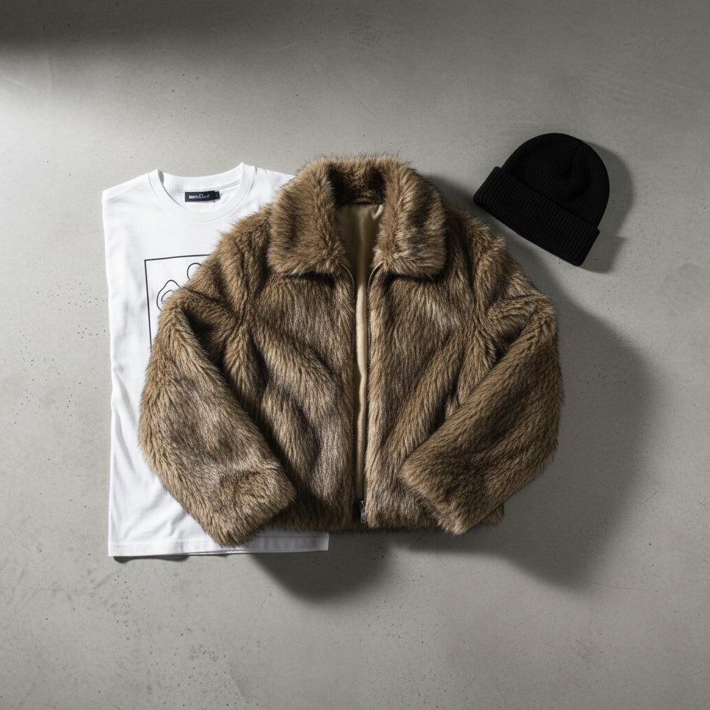 Women's Faux Fur Jacket — Oversized Winter Coat