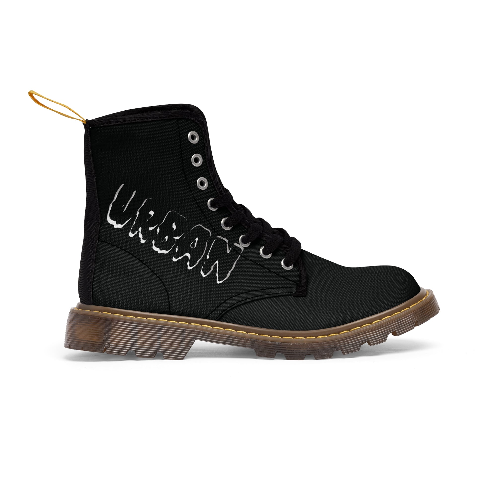 Men's  Black Urban Canvas Boots - Premium Shoes from Craftklart.store - Just $79.99! Shop now at Craftklart.store