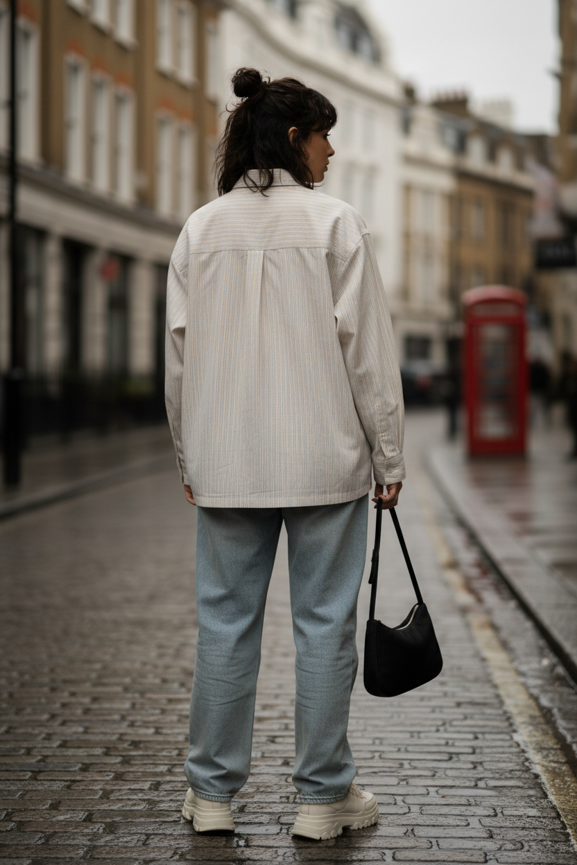 Boxy Striped Shirt — Relaxed Fit Everyday Essential