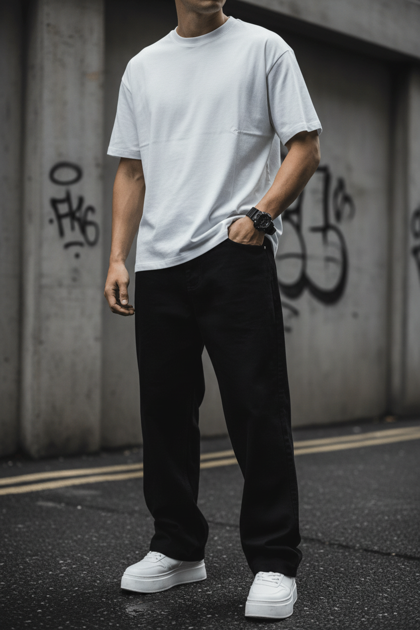 The Unseen Denim — Relaxed Straight-Leg Jeans