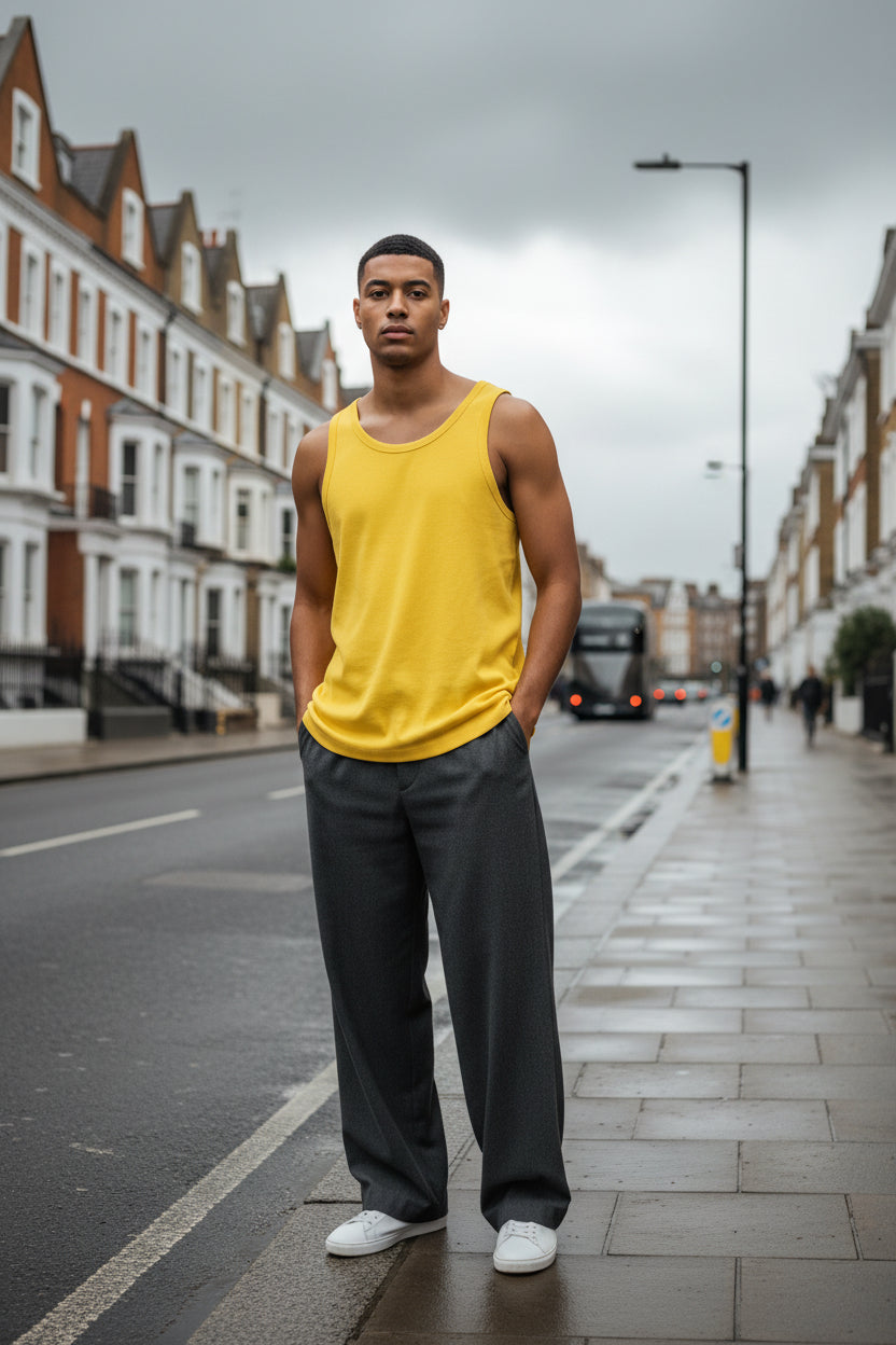 Heavyweight Rib Tank Top — 280GSM