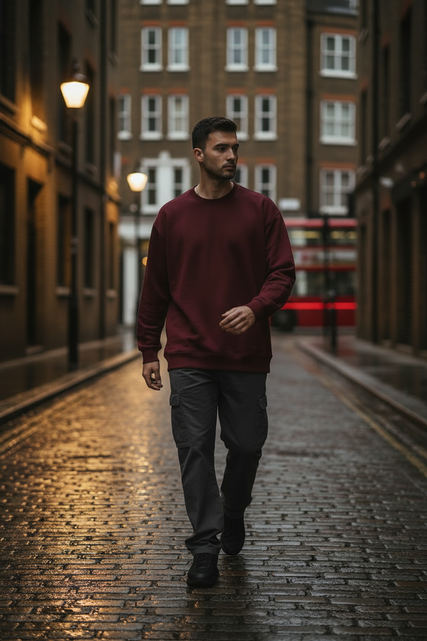 Essential Crewneck Long-Sleeve T-Shirt