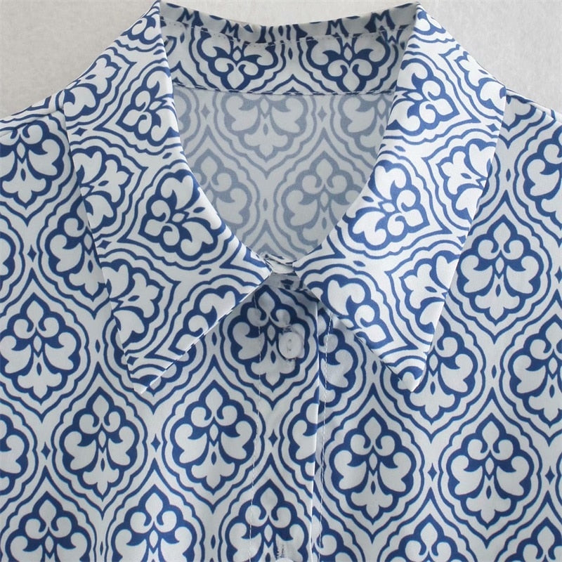 Loose Lapel Shirt Dress – Rope Belt Mini