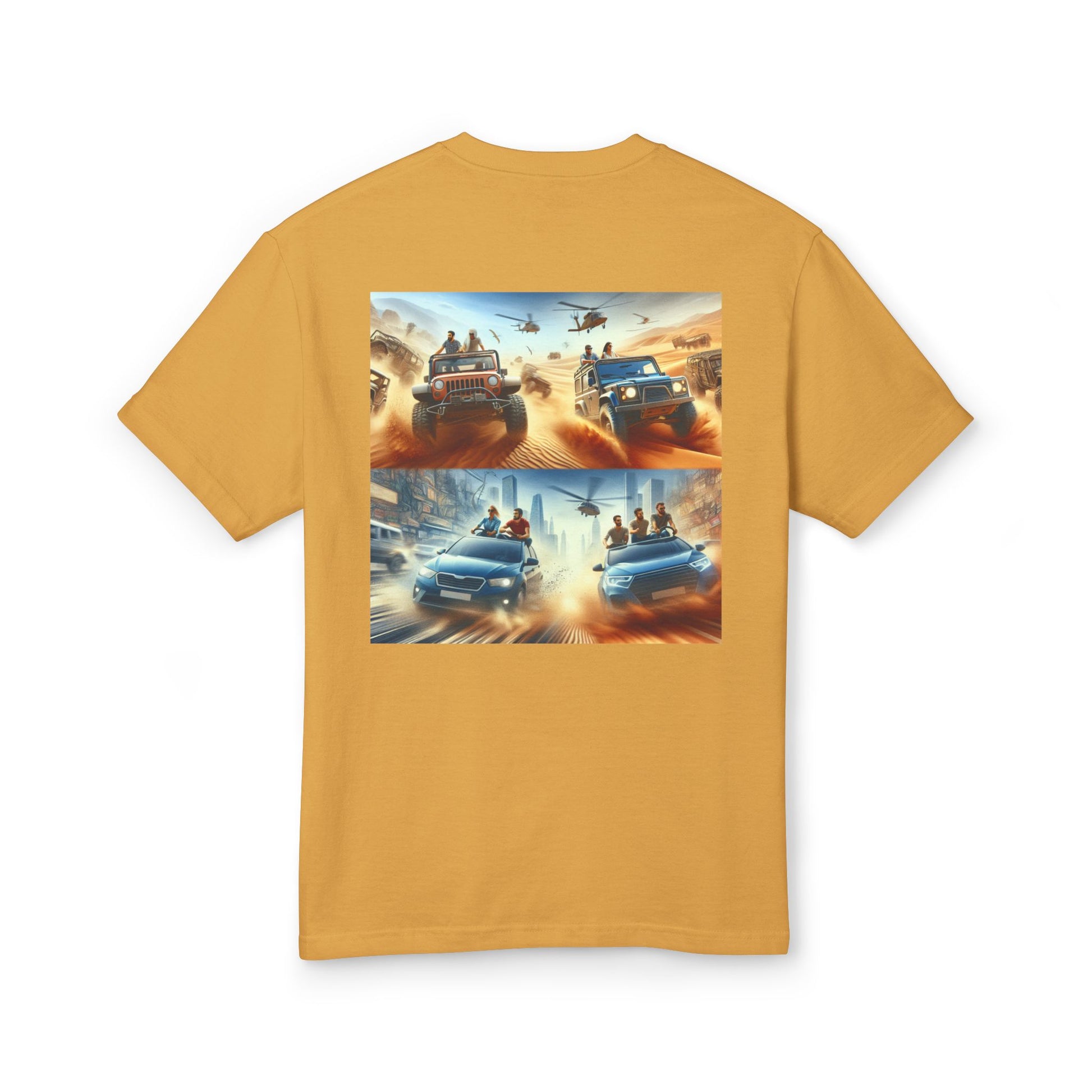 Funny Progress Tee - Unisex Heavyweight Cotton Shirt for Positive Vibes - Premium T-Shirt from Printify - Just $28! Shop now at Craftklart.store