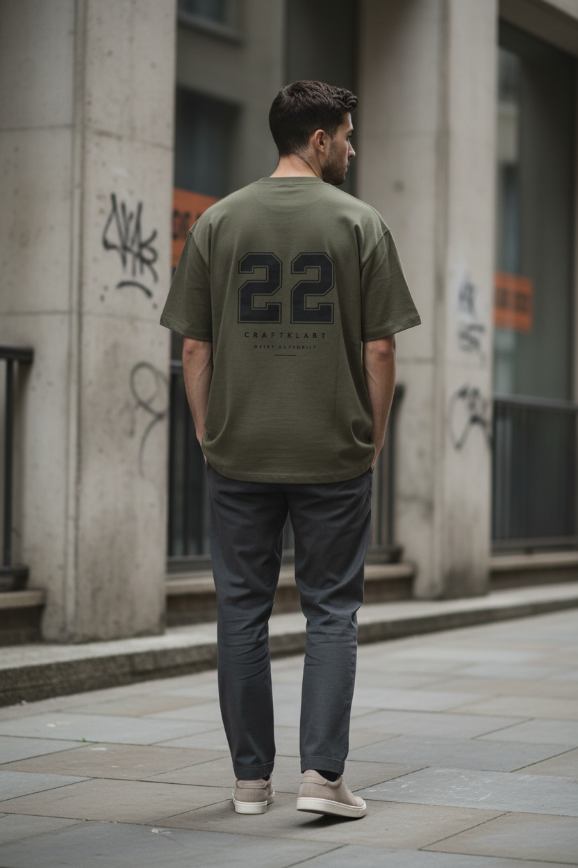 Heavyweight Boxy Oversized T-Shirt – 400GSM Unisex