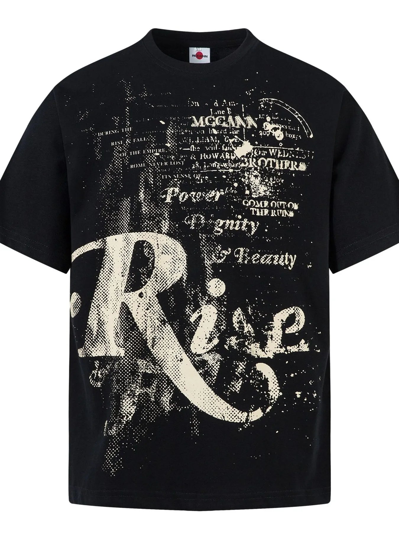 Men's Letter Graphic Short Sleeve T-Shirt - Premium T-Shirt from Trendsi - Just $33.38! Shop now at Craftklart.store