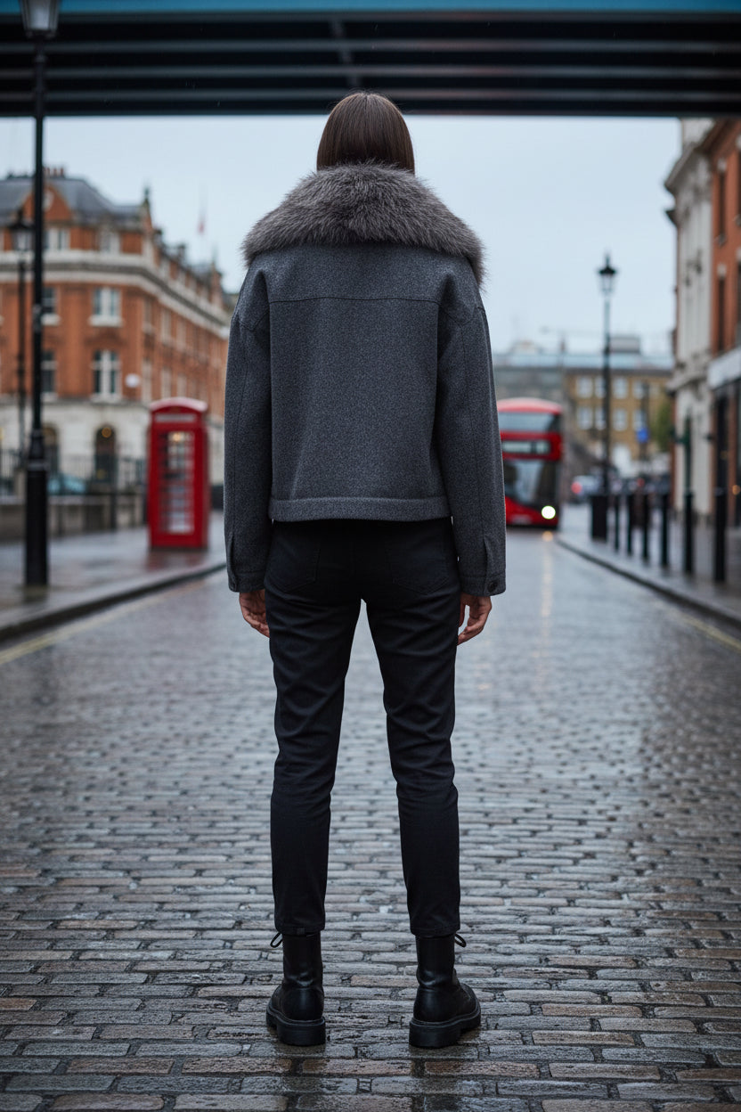 Loose casual warm winter jacket cotton jacket