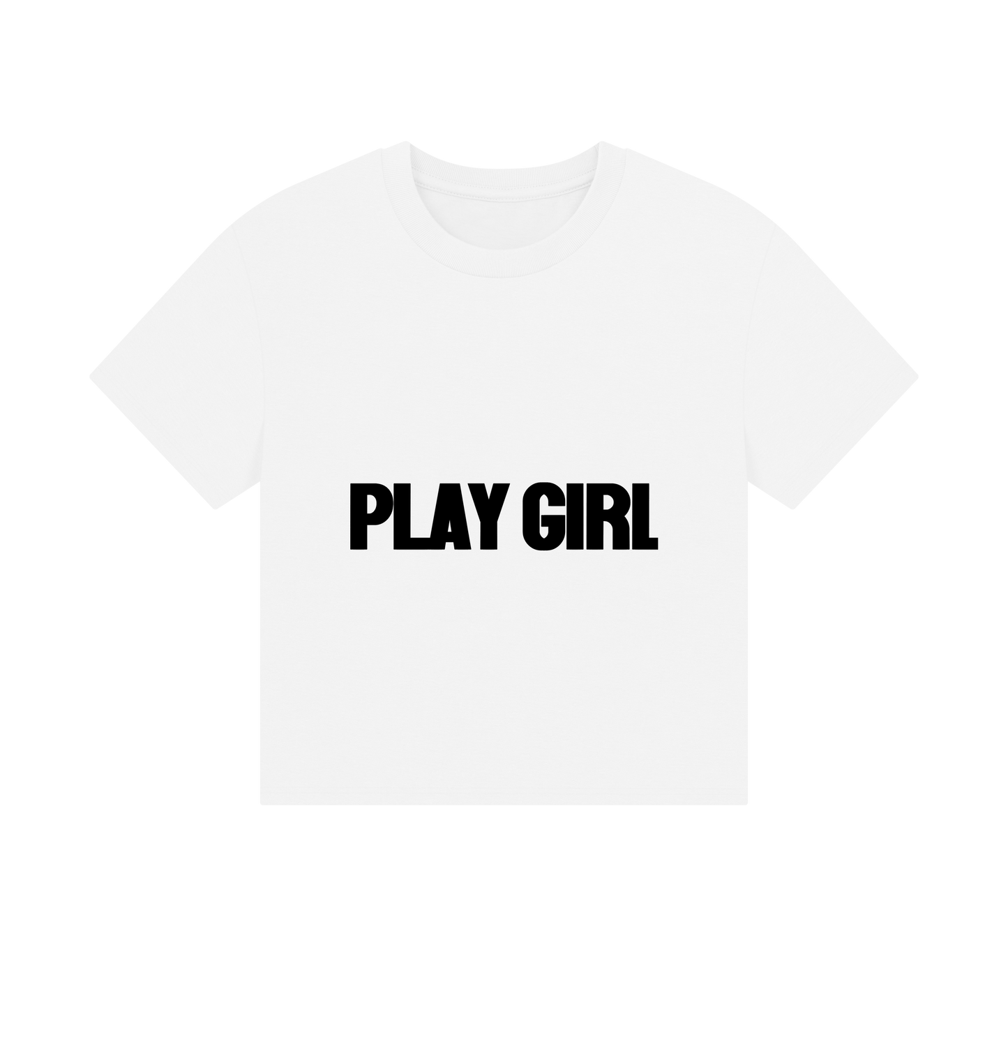 White Printed T-shirt Front