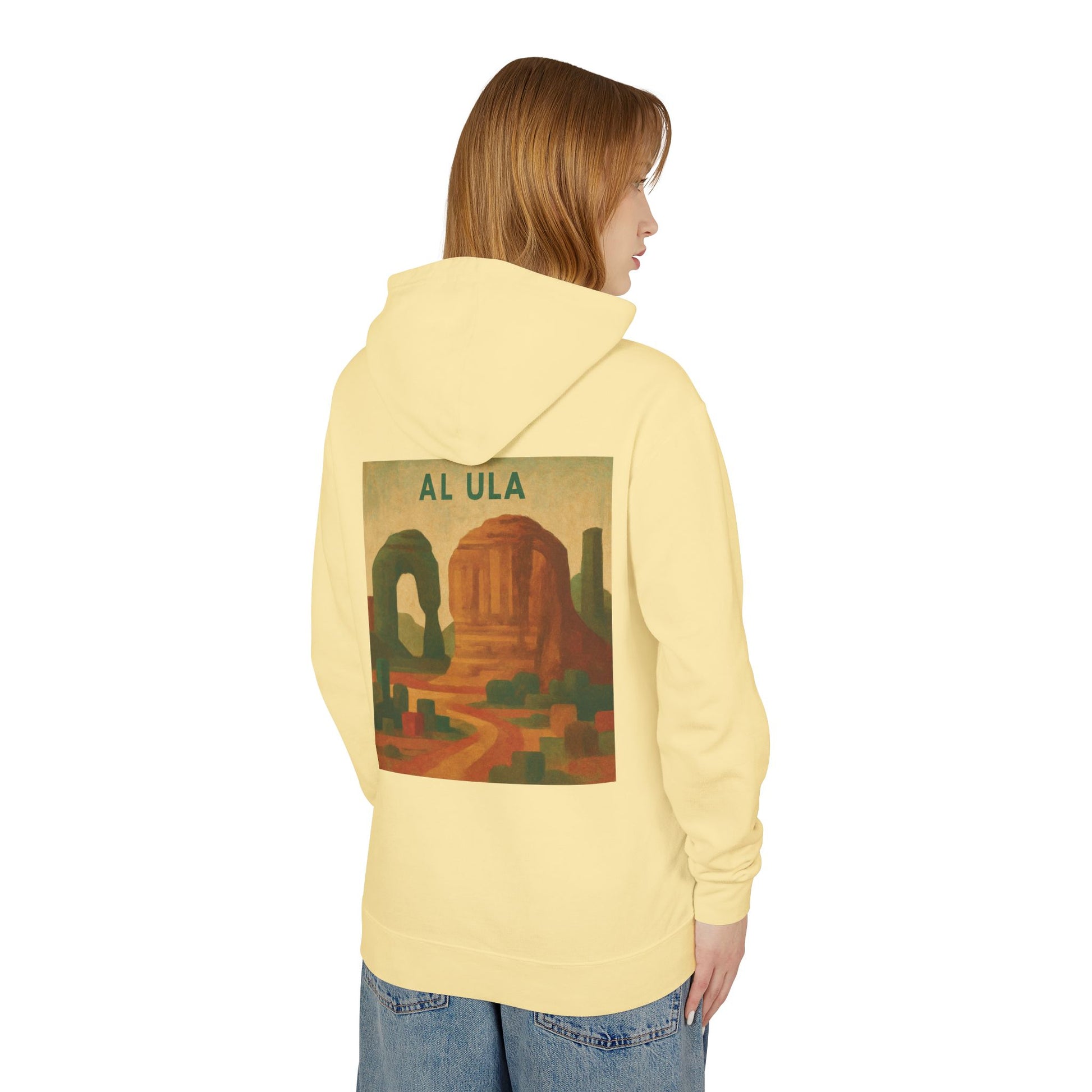 Saudi Arabia Lightweight Hooded Sweatshirt - Premium Hoodie from Printify - Just $48.41! Shop now at Craftklart.store