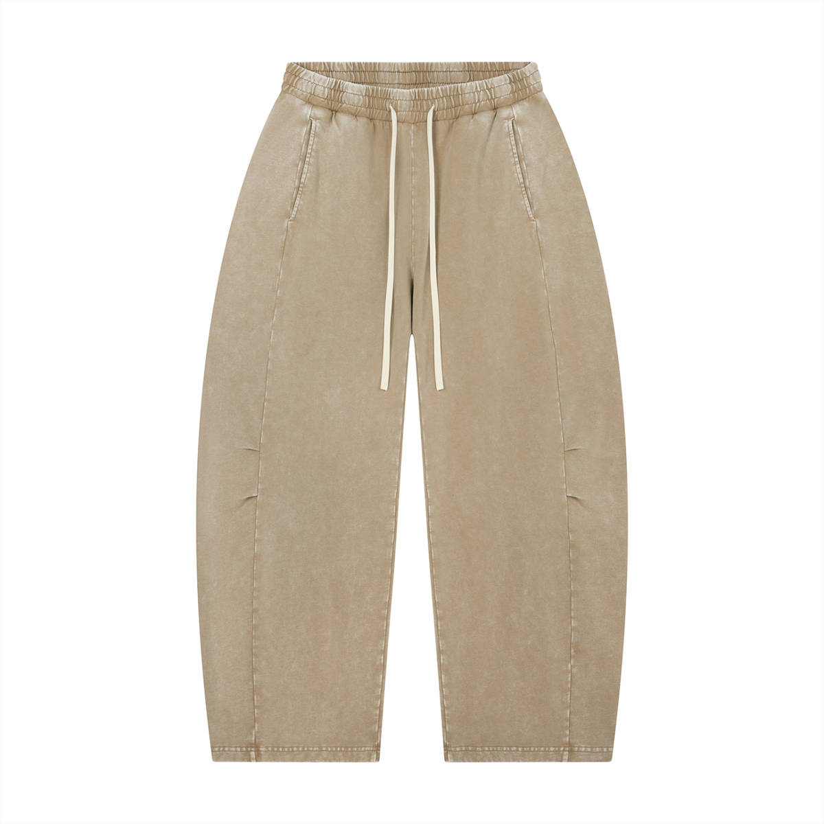 Mineral Wash Barrel Leg Pants