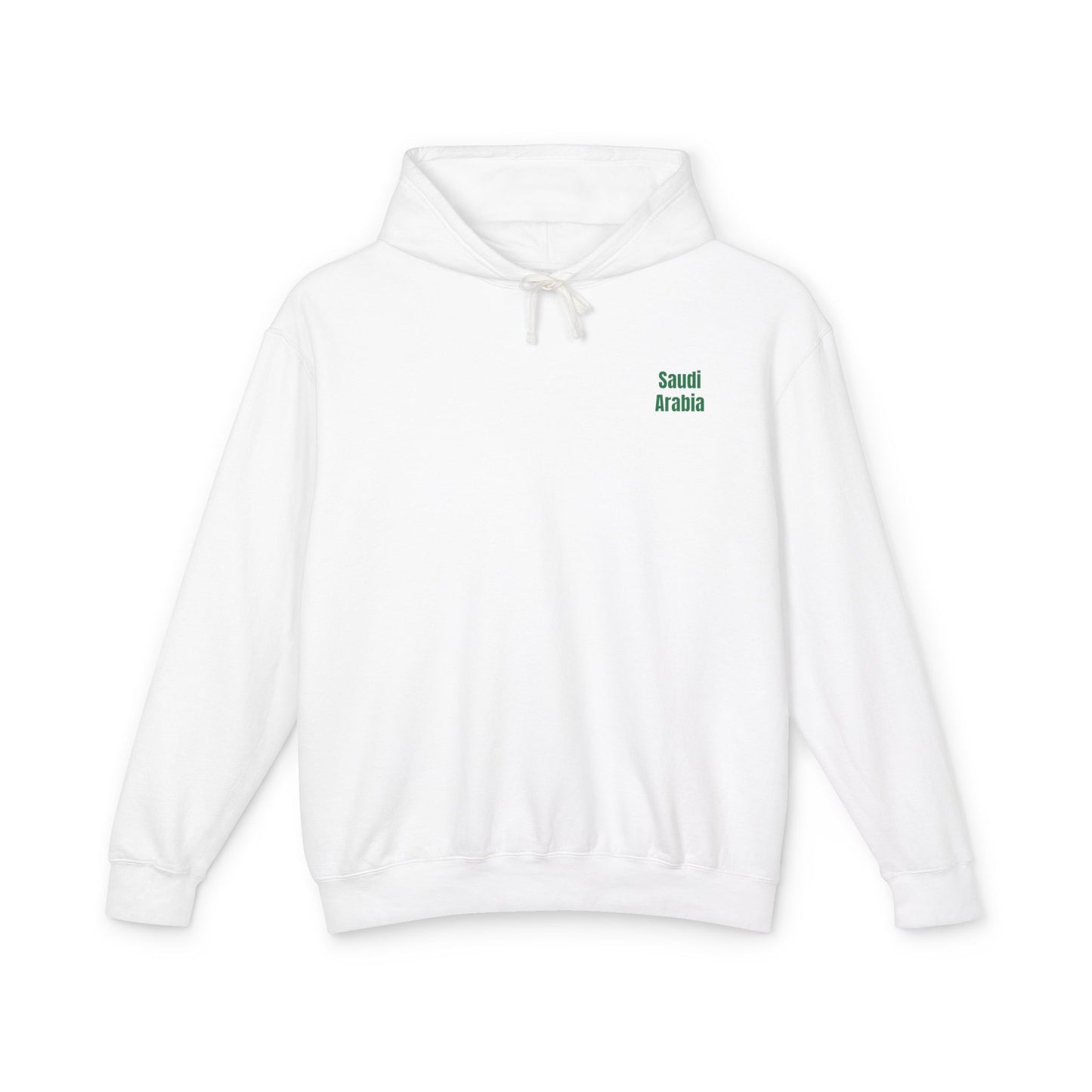 Saudi Arabia Lightweight Hooded Sweatshirt - Premium Hoodie from Printify - Just $48.41! Shop now at Craftklart.store