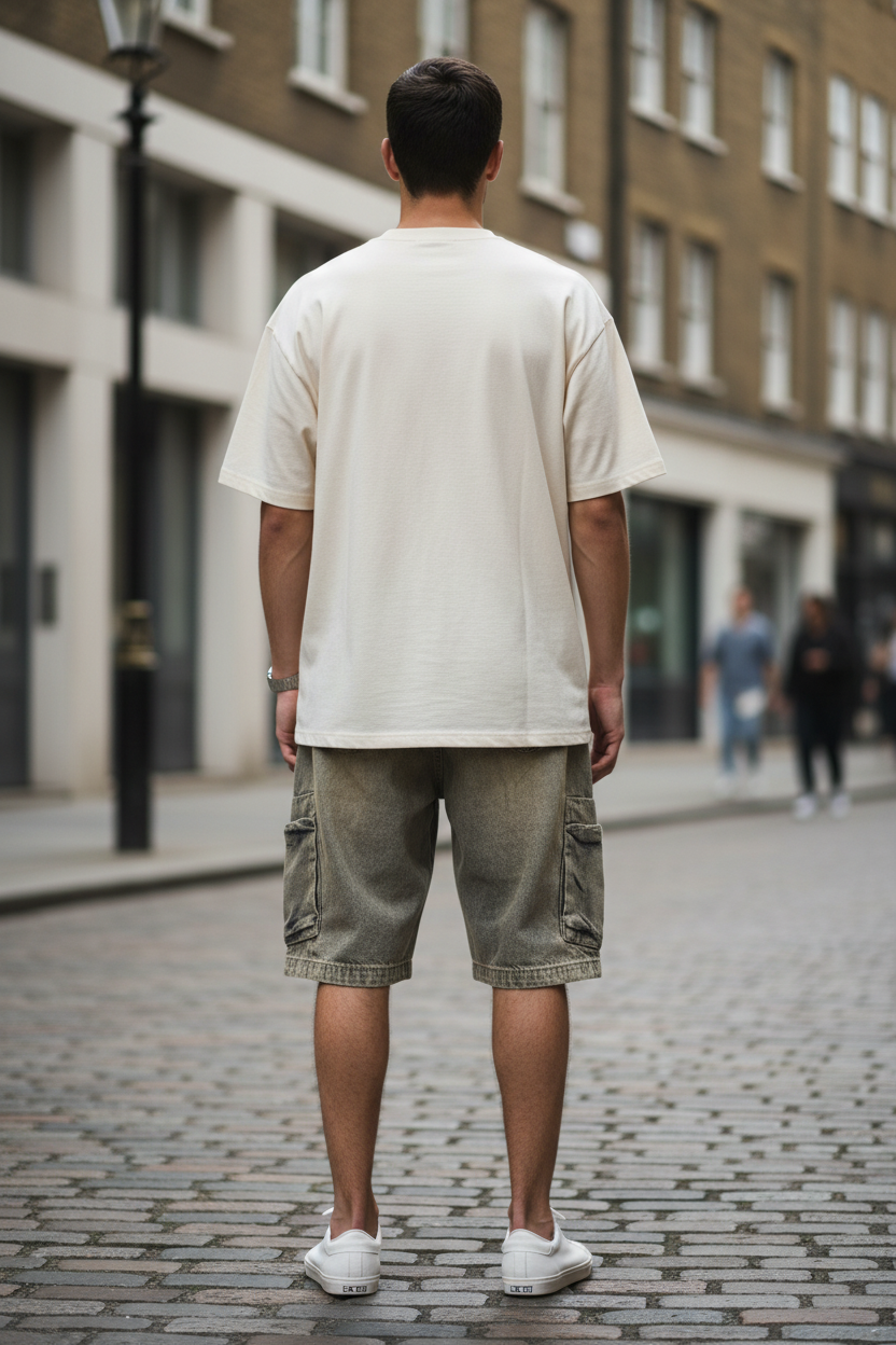 Men's Vintage Wash Denim Jeans — Loose Fit